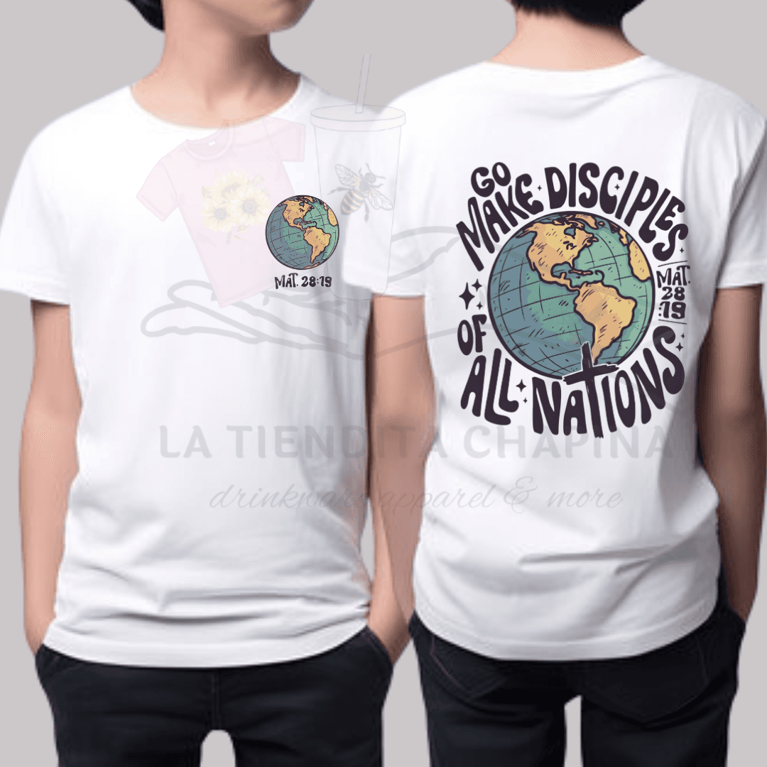 Make Disciples of All Nations (Youth Boys Front & Back)