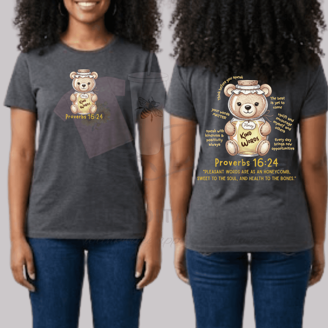 Kind Words Honey Bear (Front & Back)