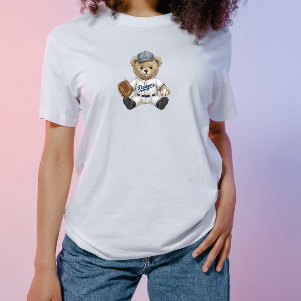 Dodgers Baseball Bear Shirt