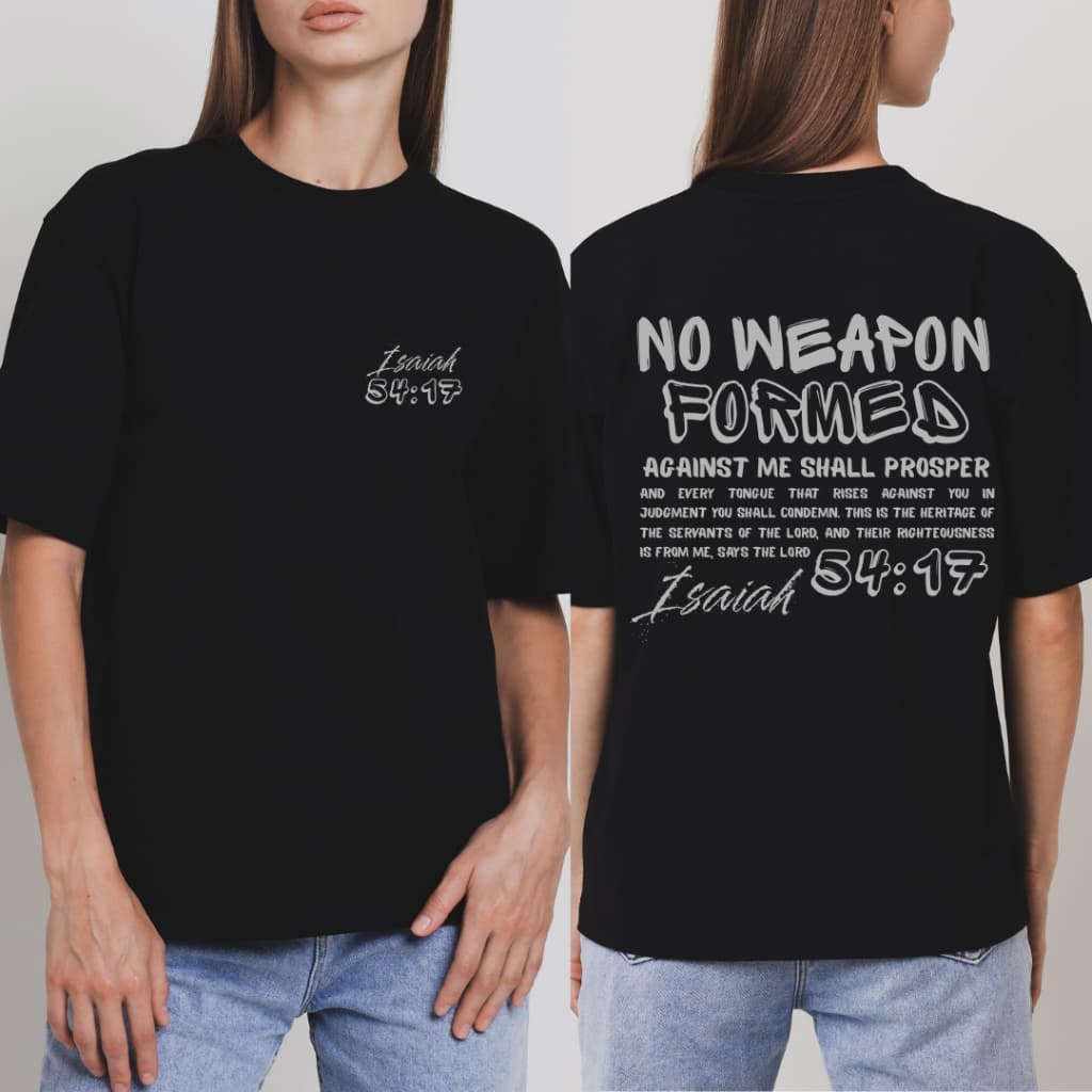 No Weapon Formed (Front & Back)